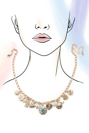 Effortless Spark Charm Necklace