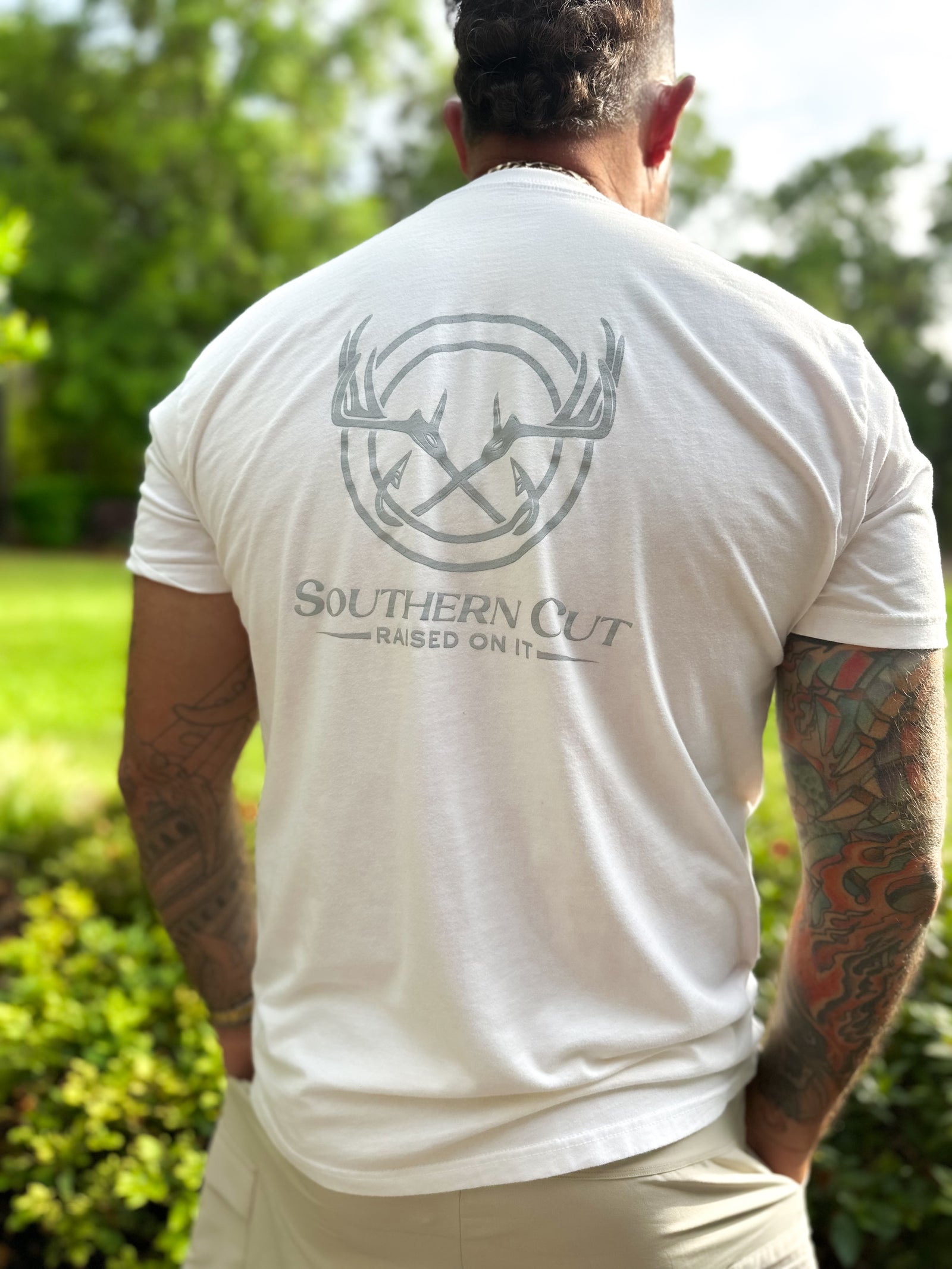 Southern Cut Tee - White