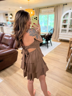 Tanner Babydoll Ruffle Layered Romper