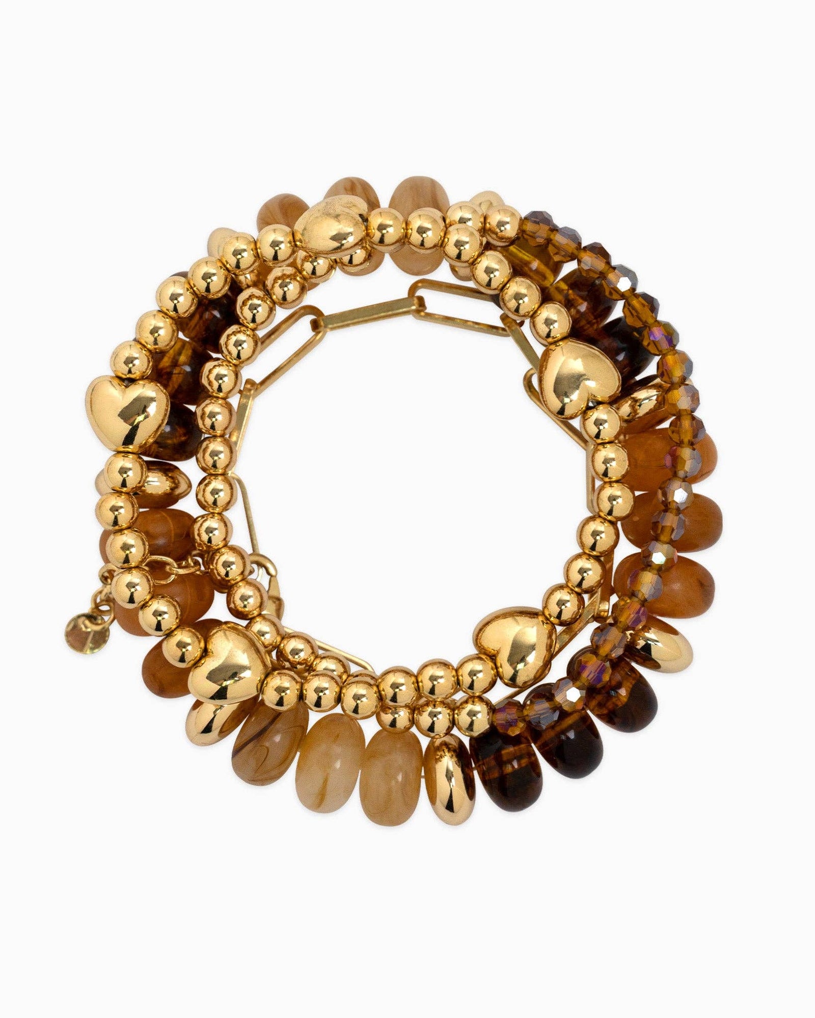 Marble Beaded Bracelet Set
