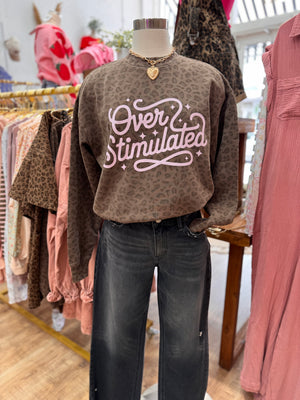 Overstimulated Leopard Pullover
