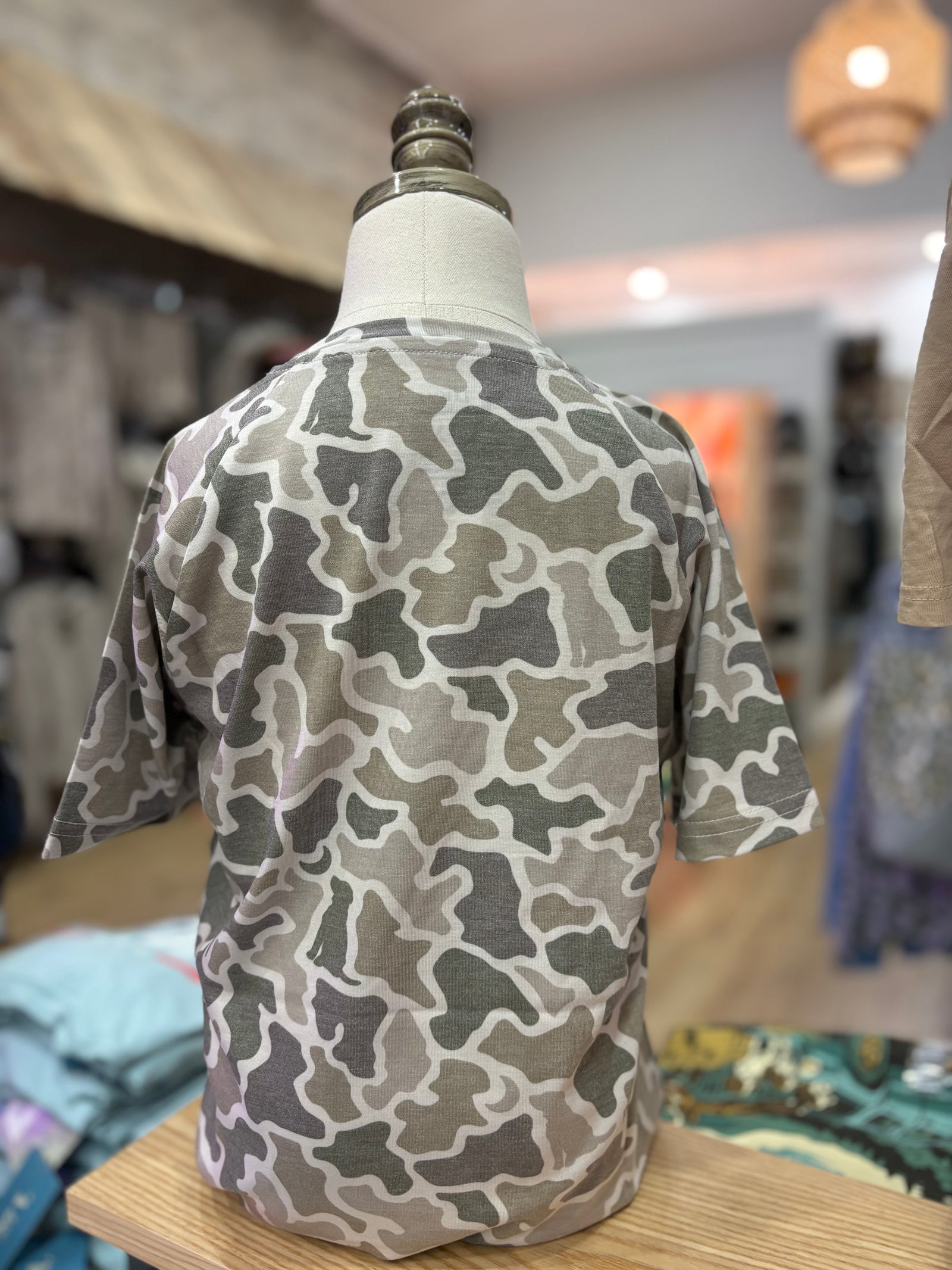 Youth Local Boy Short Sleeve Heather Blend Crew - DC Dog & Moon Camo