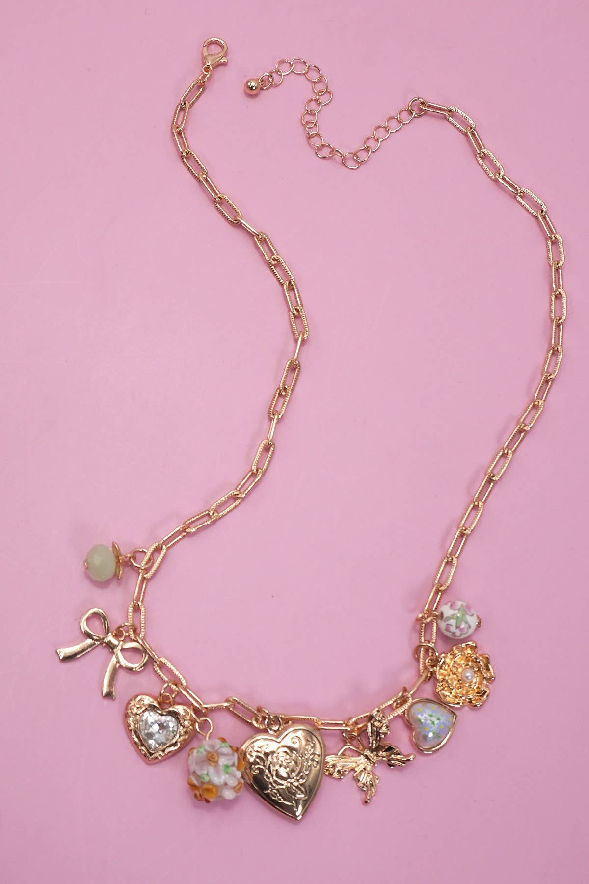 Petal Promise Charm Necklace