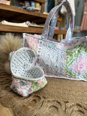 Laramie Patchwork Pastel Travel Case
