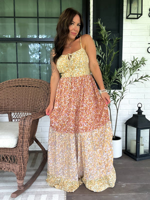 Ivy Patchwork Maxi Dress