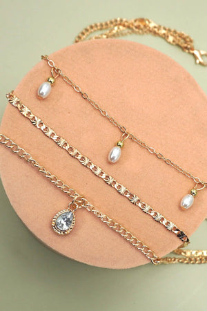 Teardrop Charm Necklace