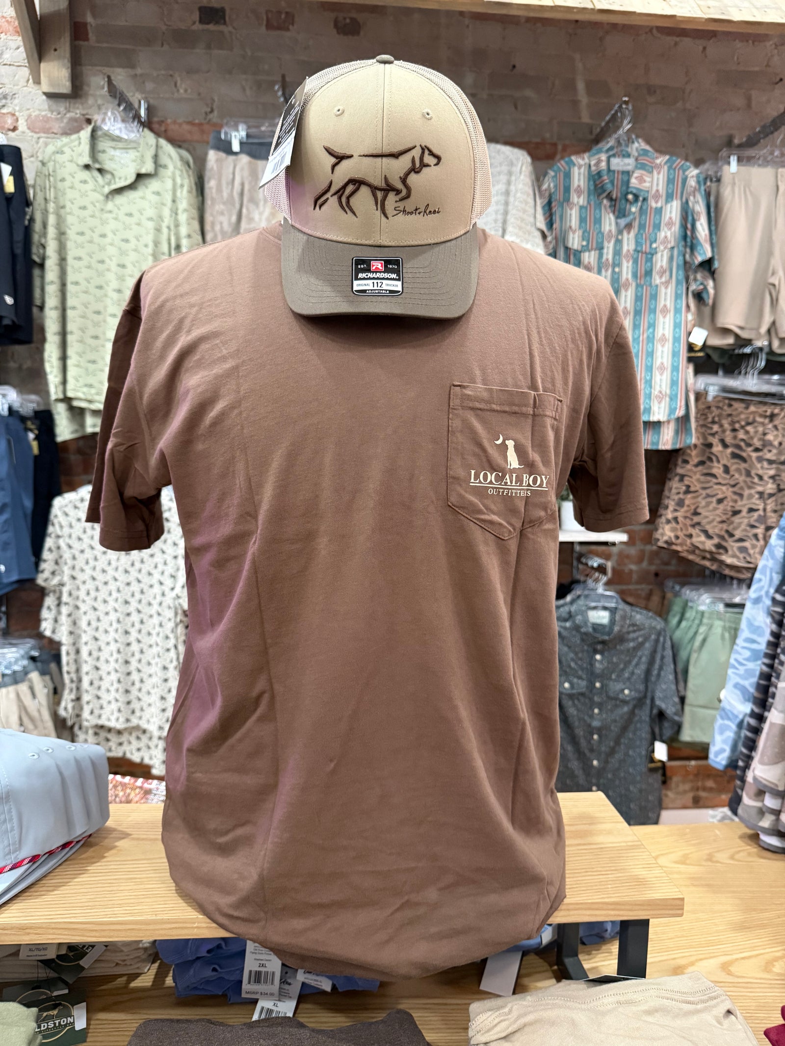 Local Boy Tracks SS Tee - Espresso