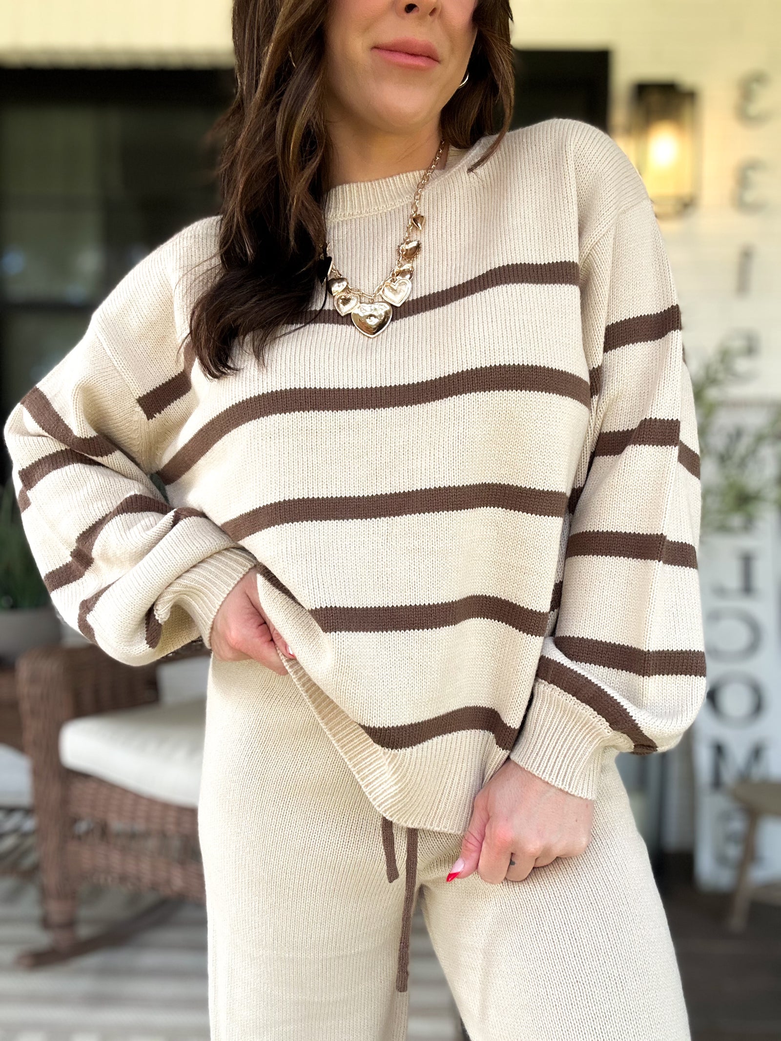 Remy Cozy Striped Sweater