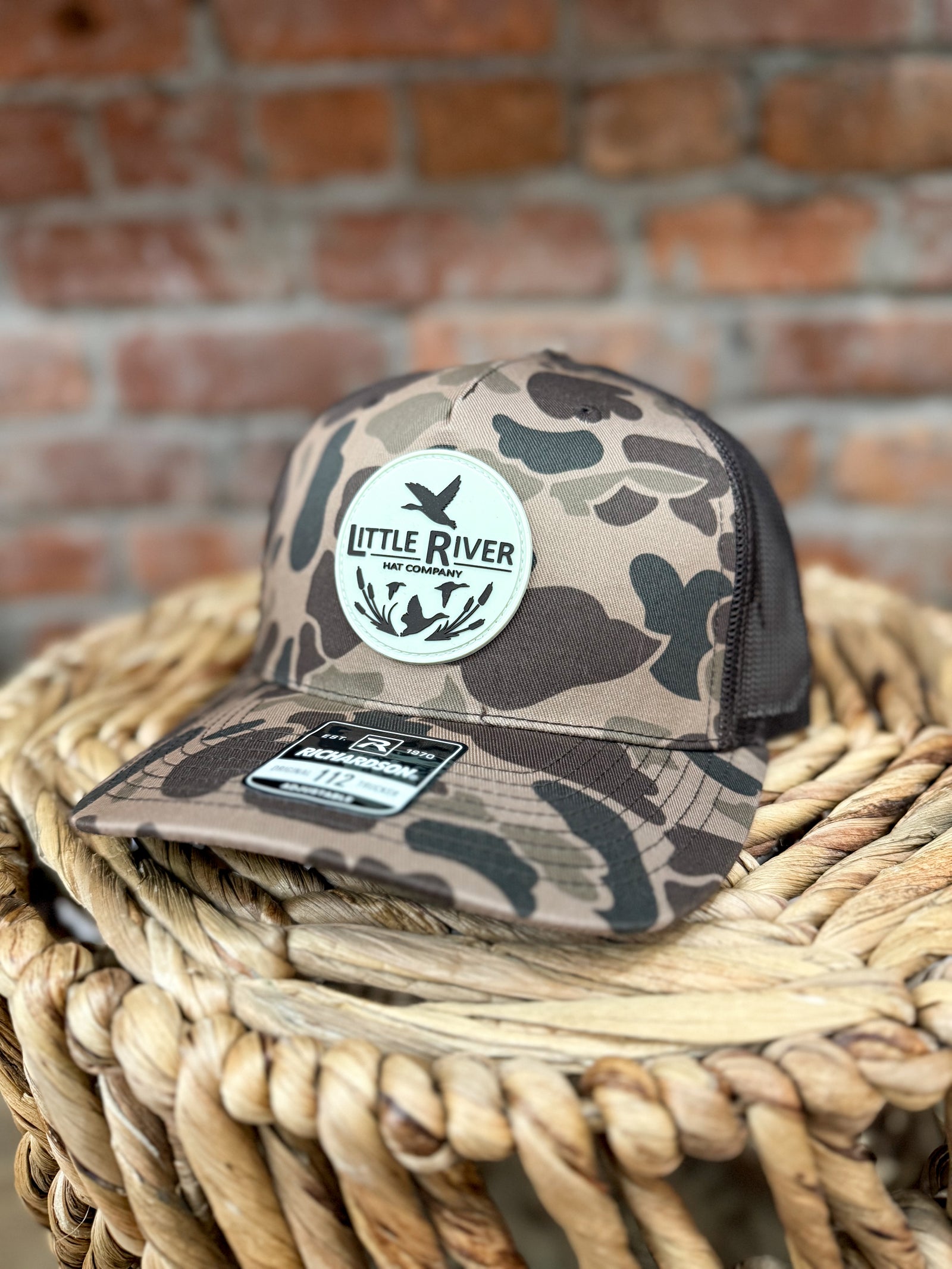 Little River Delta Camo Rubber Patch Hat