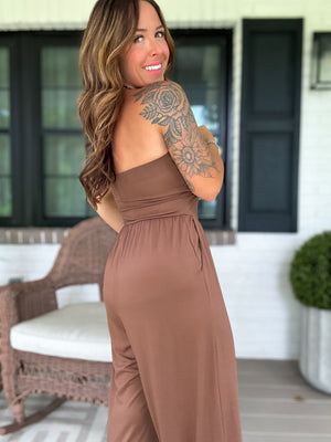 Cassie Strapless Dropsuit Jumpsuit