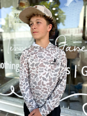 Youth Southern Cut Pro Hoodie - Desert Camo