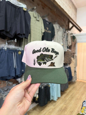 Good Ole Boys Green Bass Hat