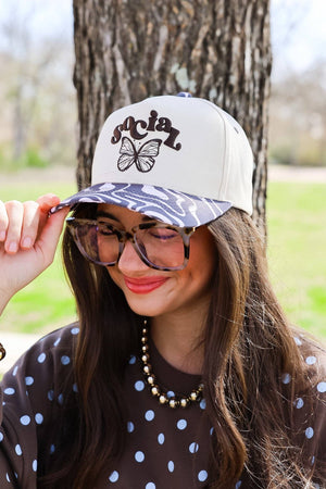 Social Butterfly Trucker Hat
