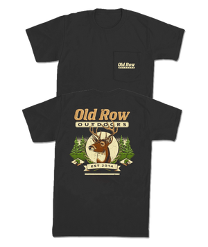 Old Row Outdoor Deer Pocket Tee - Pepper