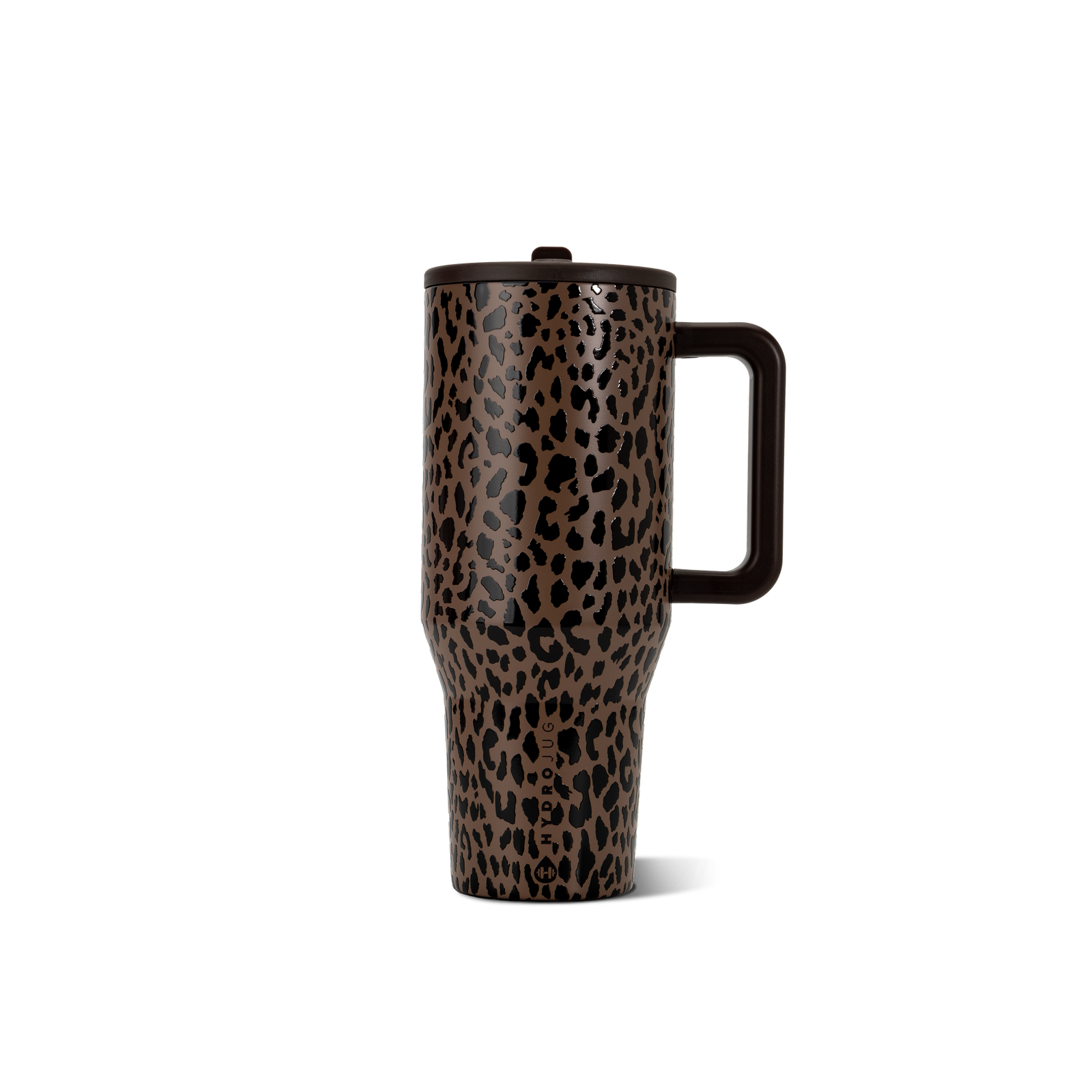 Brown Leopard HydroJug 32 oz Traveler Tumbler