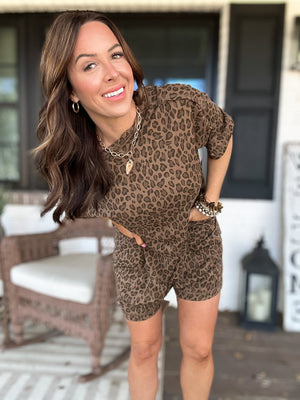 Harper Leopard Oversized Romper