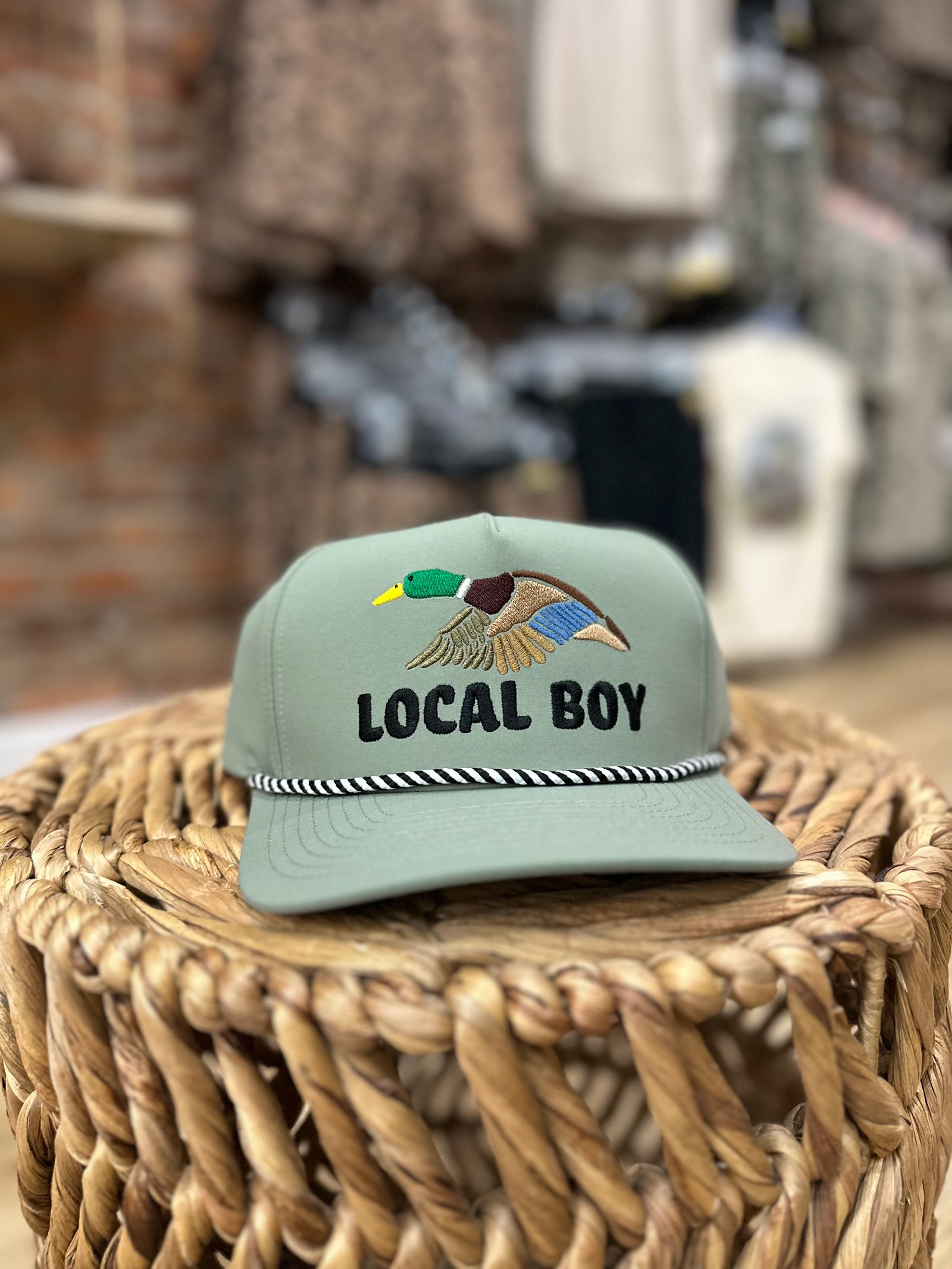 Local Boy Wild Duck Rope Hat