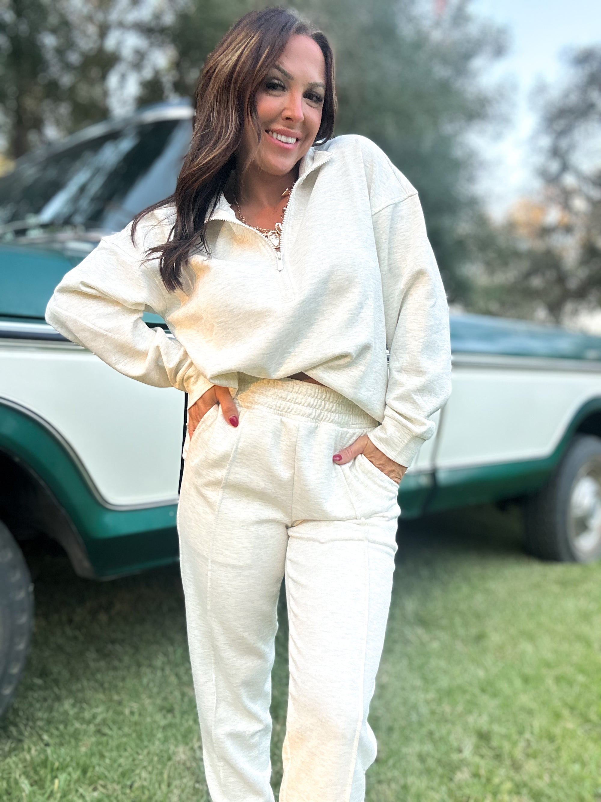 DOORBUSTER - Britt Scuba Joggers - Vanilla