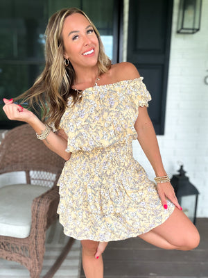 Something To Someone Smocked Mini Dress