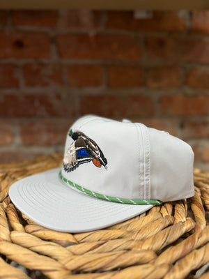 Local Boy Mr Mallard Rope Hat - Gray