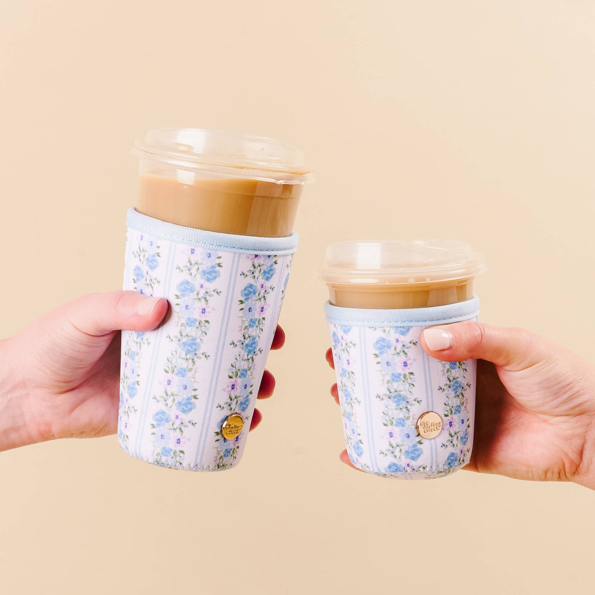 Sip Savvy Drink Sleeve-Petal Parade Blue Regular