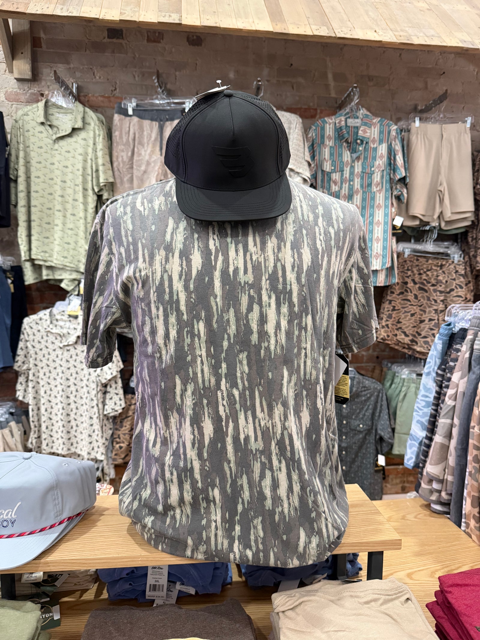 Burlebo Vintage Washed Tee - Midland Camo