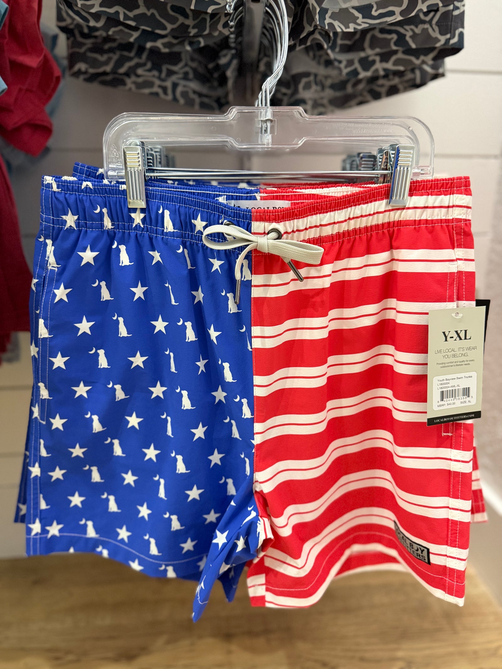 Local Boy Youth Bayview Swim Trunks - American Local