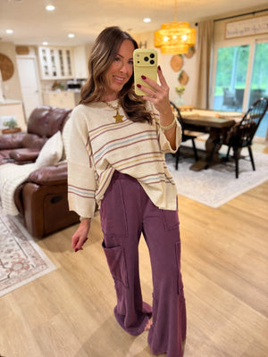 Anna Dark Cherry Lounge Pants