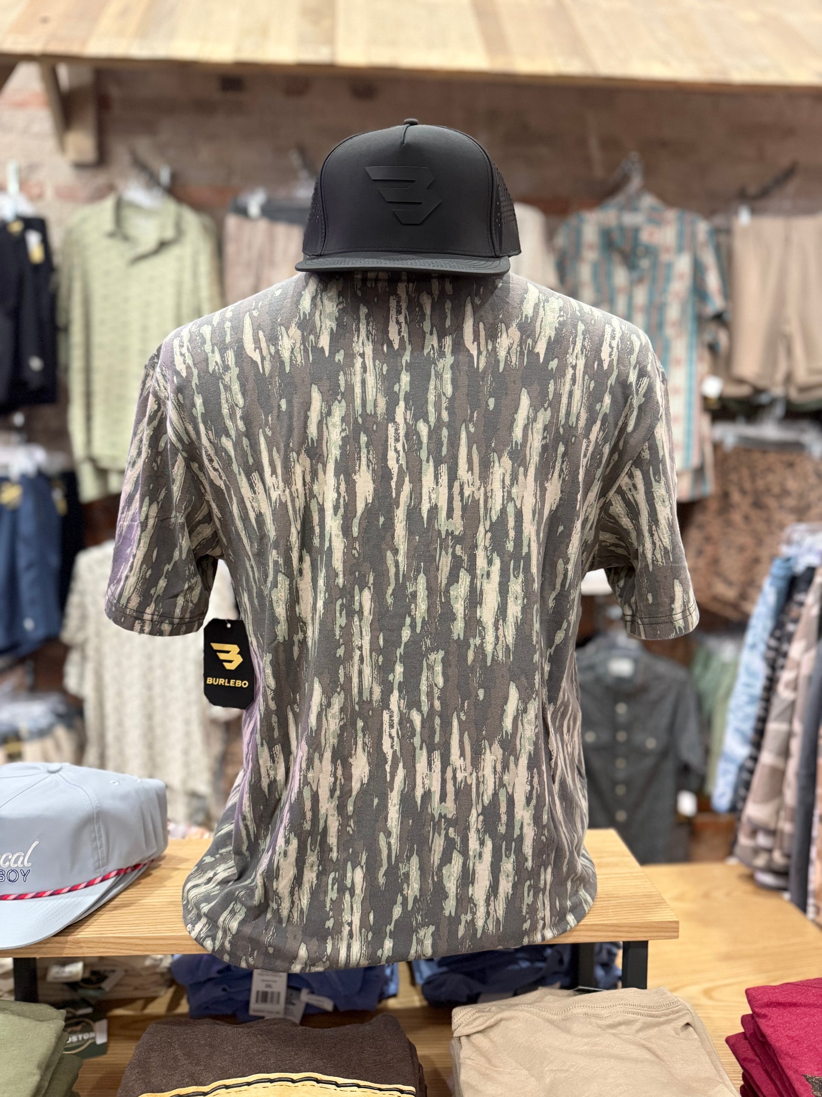 Burlebo Vintage Washed Tee - Midland Camo