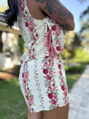 Stella Grace Floral Printed 2-Piece