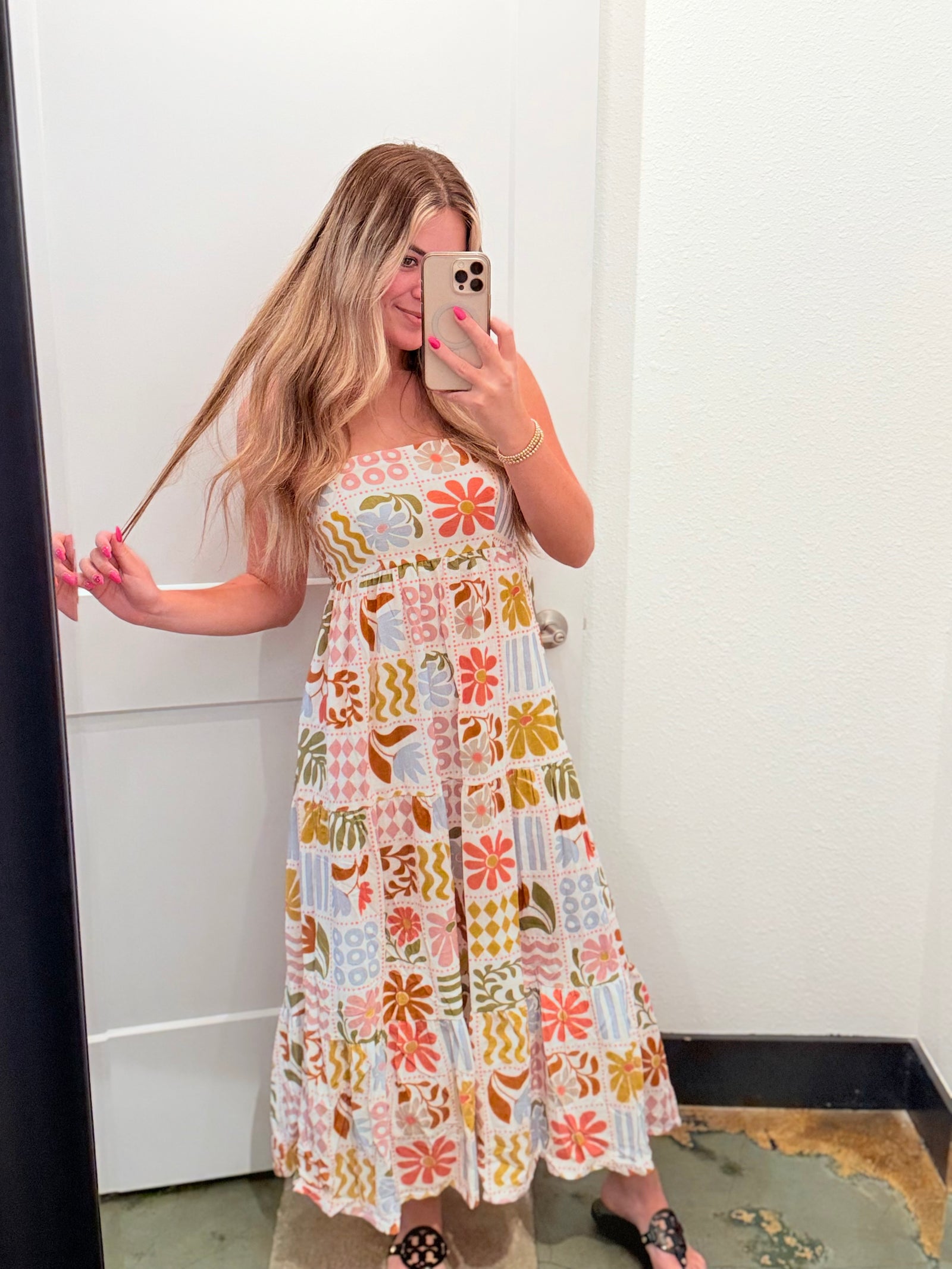 Summertime Fine Linen Maxi Dress