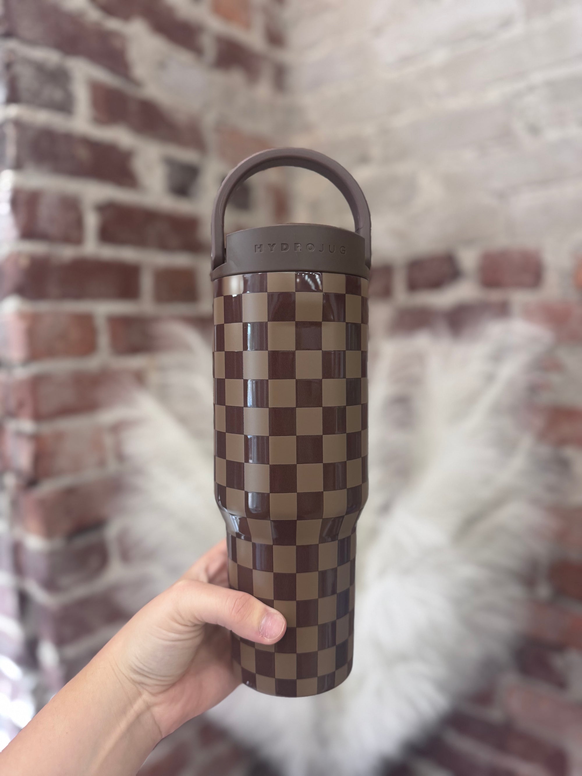 HydroJug Autumn Checkers Sport Bottle