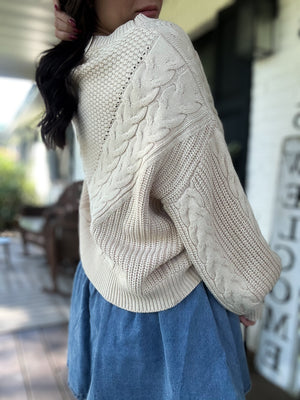 Adeline Cable Knit Sweater