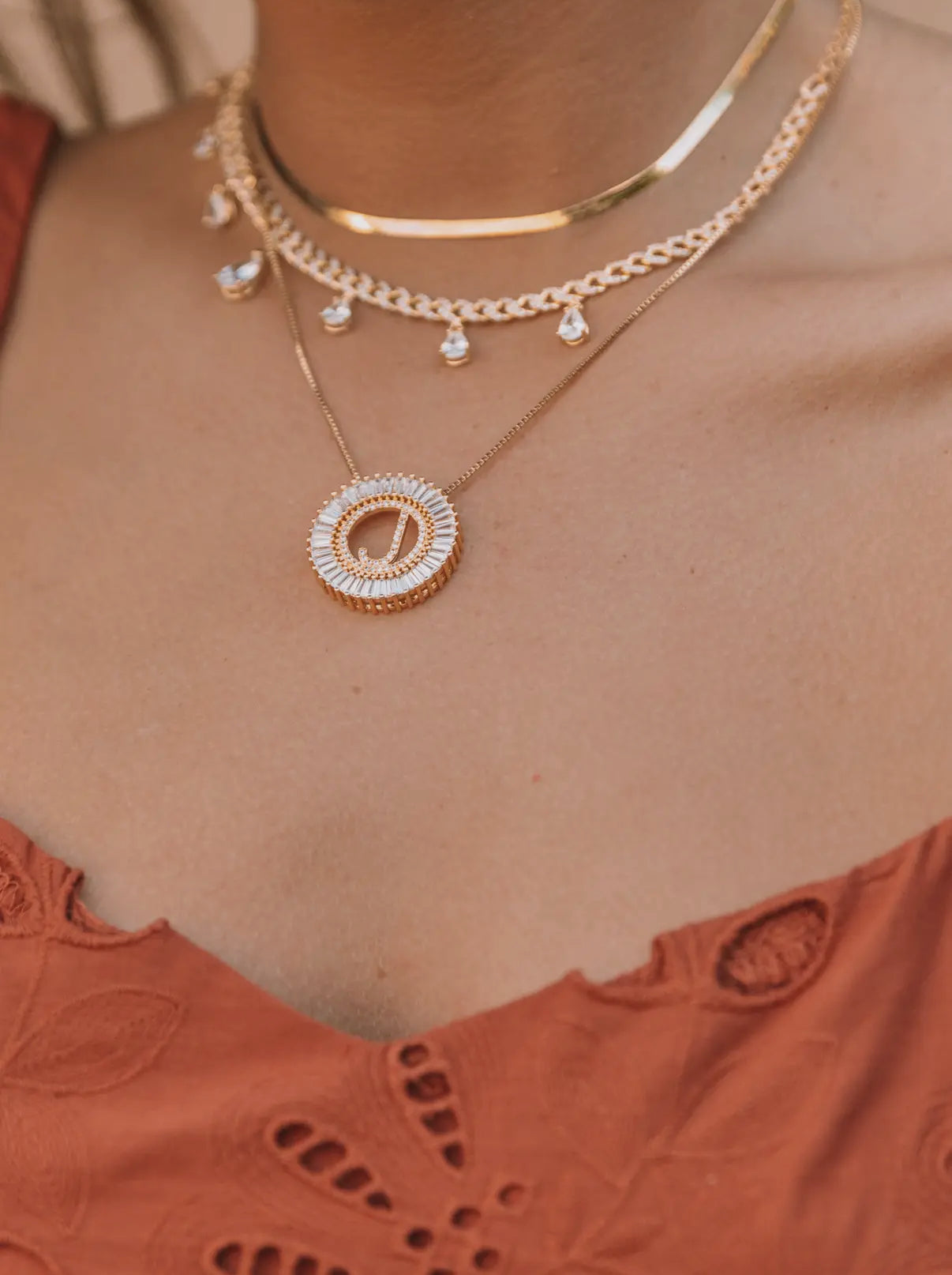 Radiant Initial Necklace - PREORDER