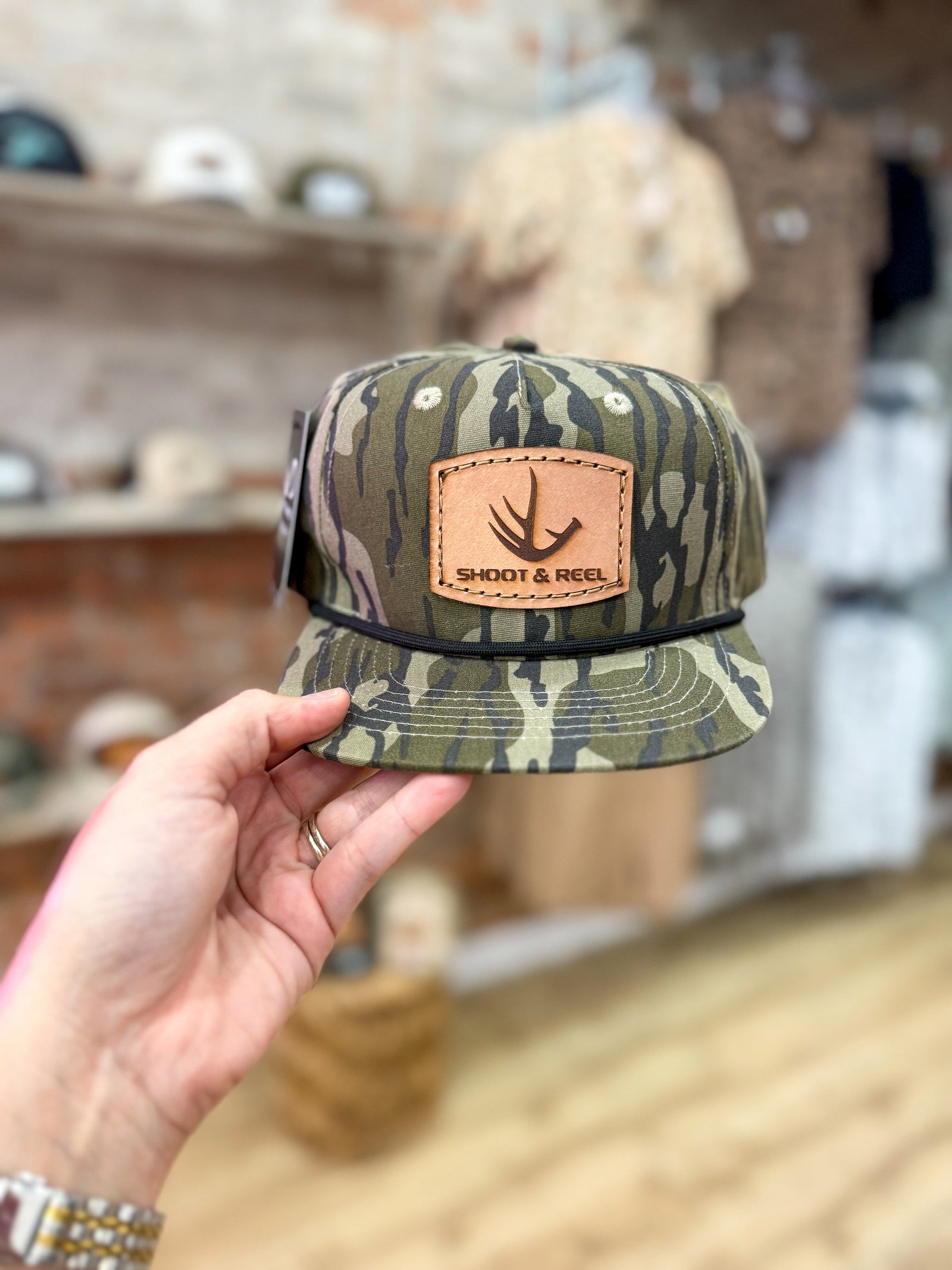 YOUTH- Bottomland Antler Patch Goat Rope Hat