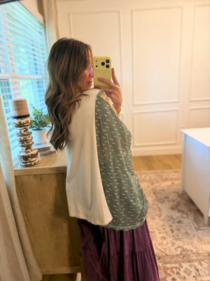 Mallard Ducks Vintage Graphic Flutter Sleeve Top