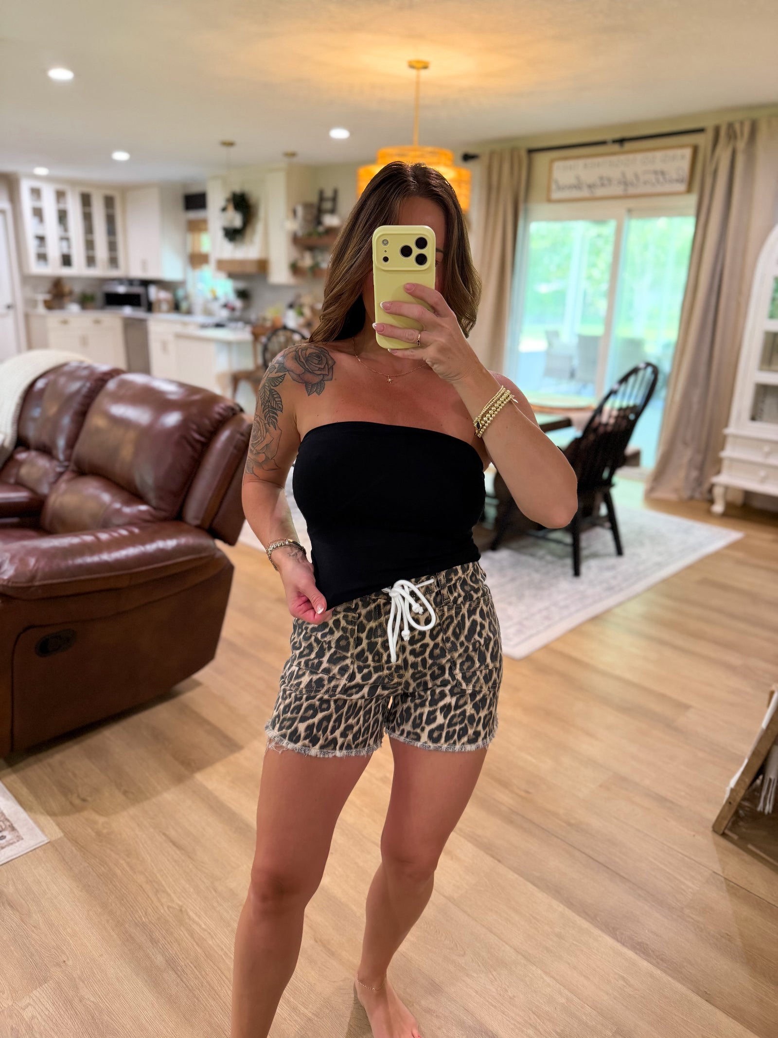 Nothing Compares Double Lined Strapless Top - Black