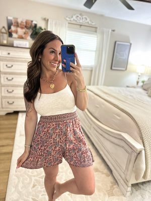 Flirt With Me Floral Shorts