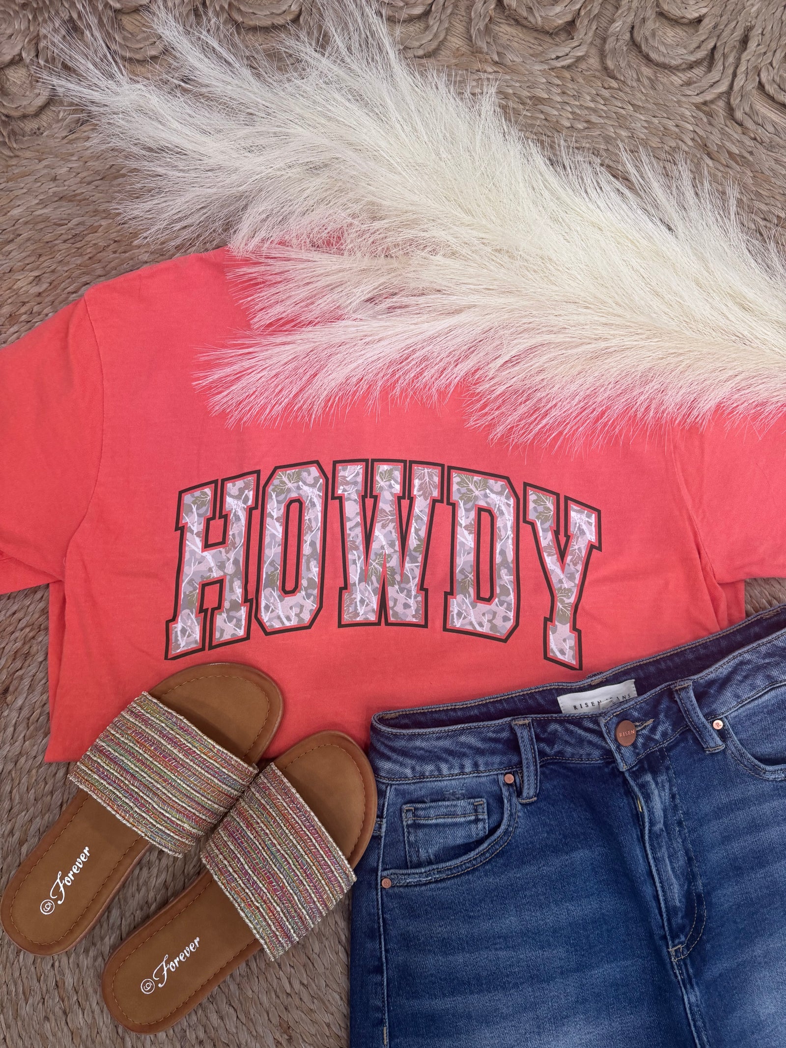Camo Howdy Comfort Color Tee