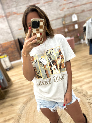 Wild West Mineral Washed Graphic Tee