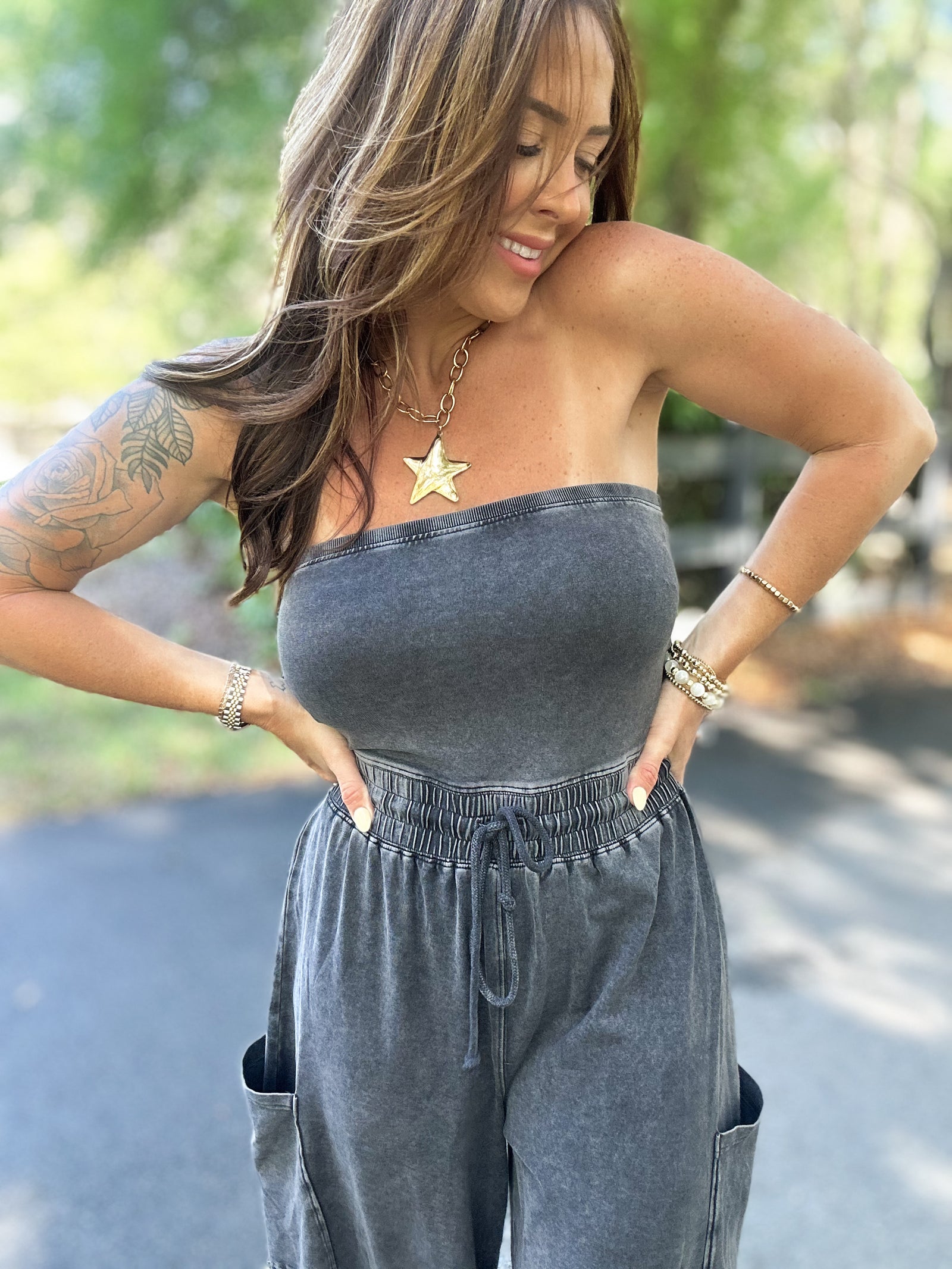 Scarlett Lounge Jumpsuit- Black