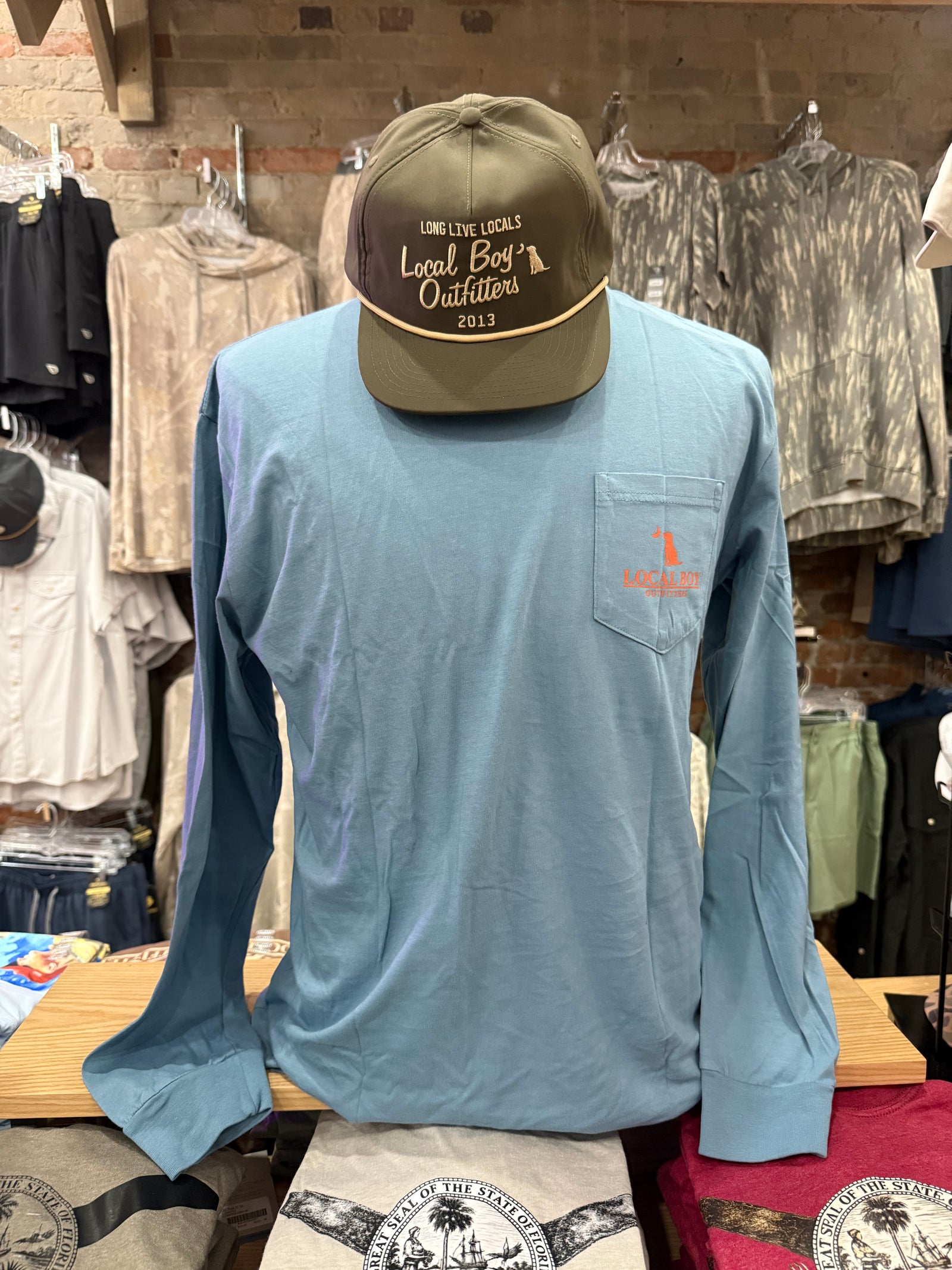 Local Boy Long Sleeve Buck Maze Tee