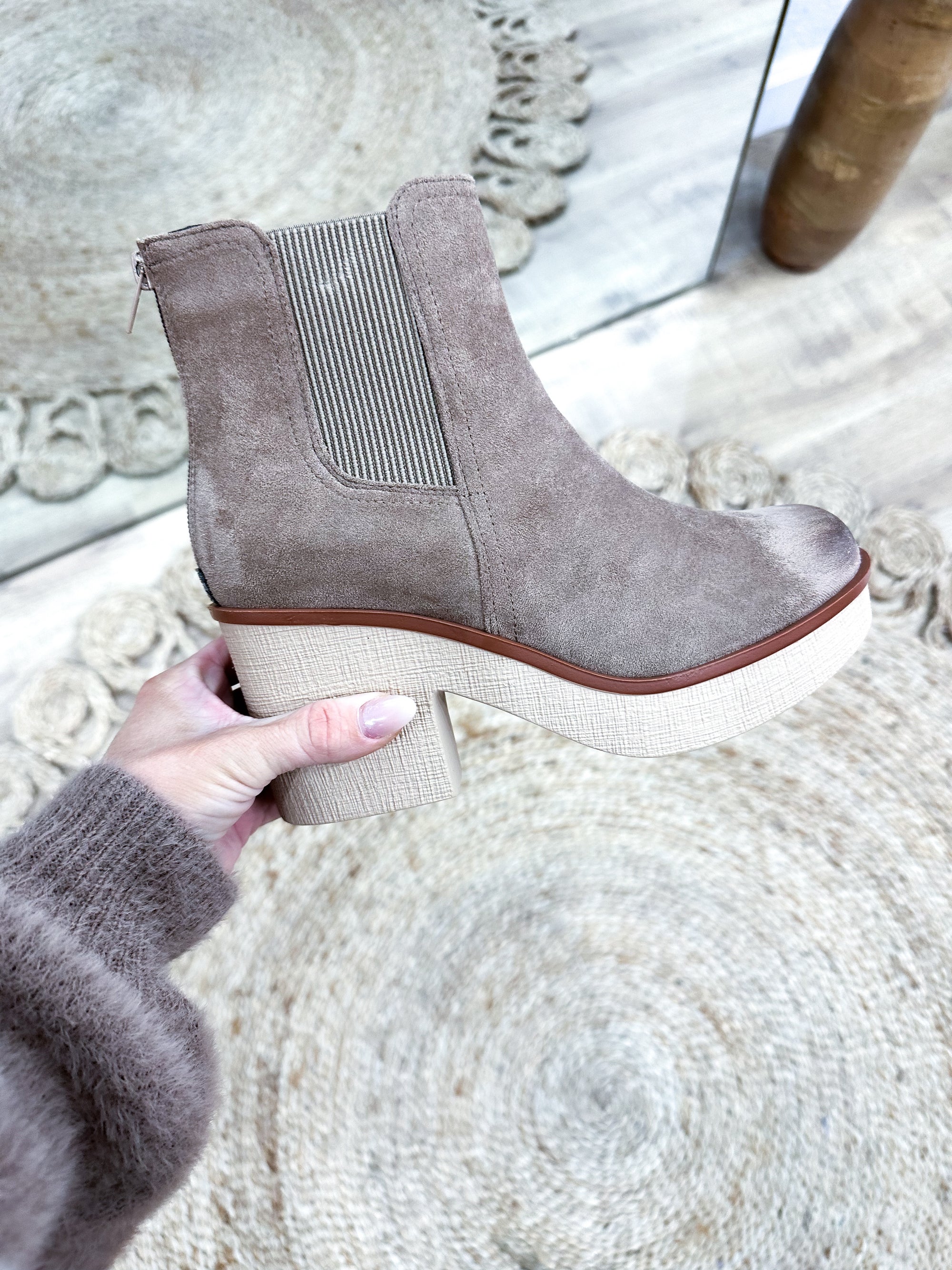 The Marley Bootie - Taupe