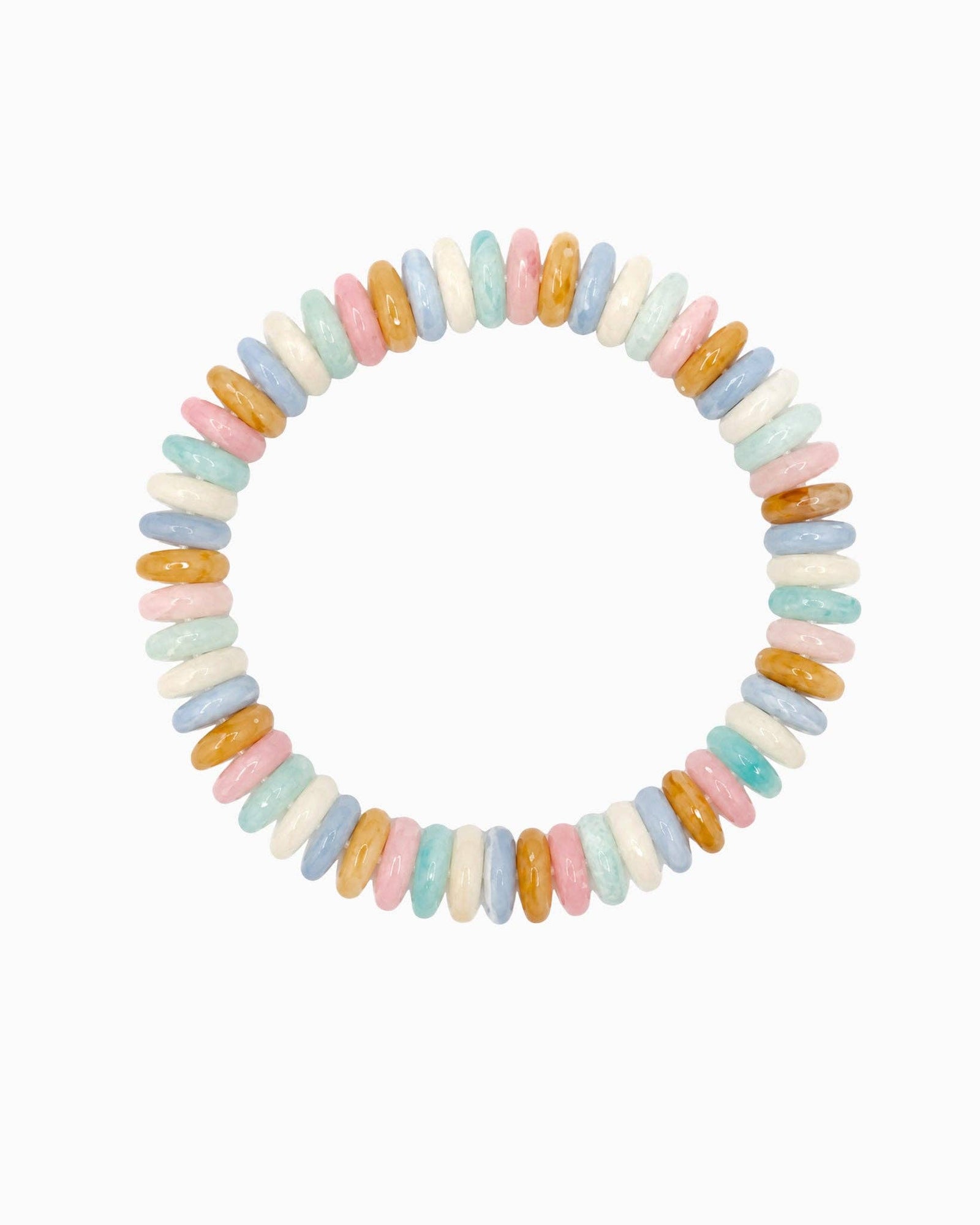 Multi Color Beaded Stretch Bracelet