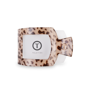 Square Flat Hair Clip | Med. | Blonde Tortoise