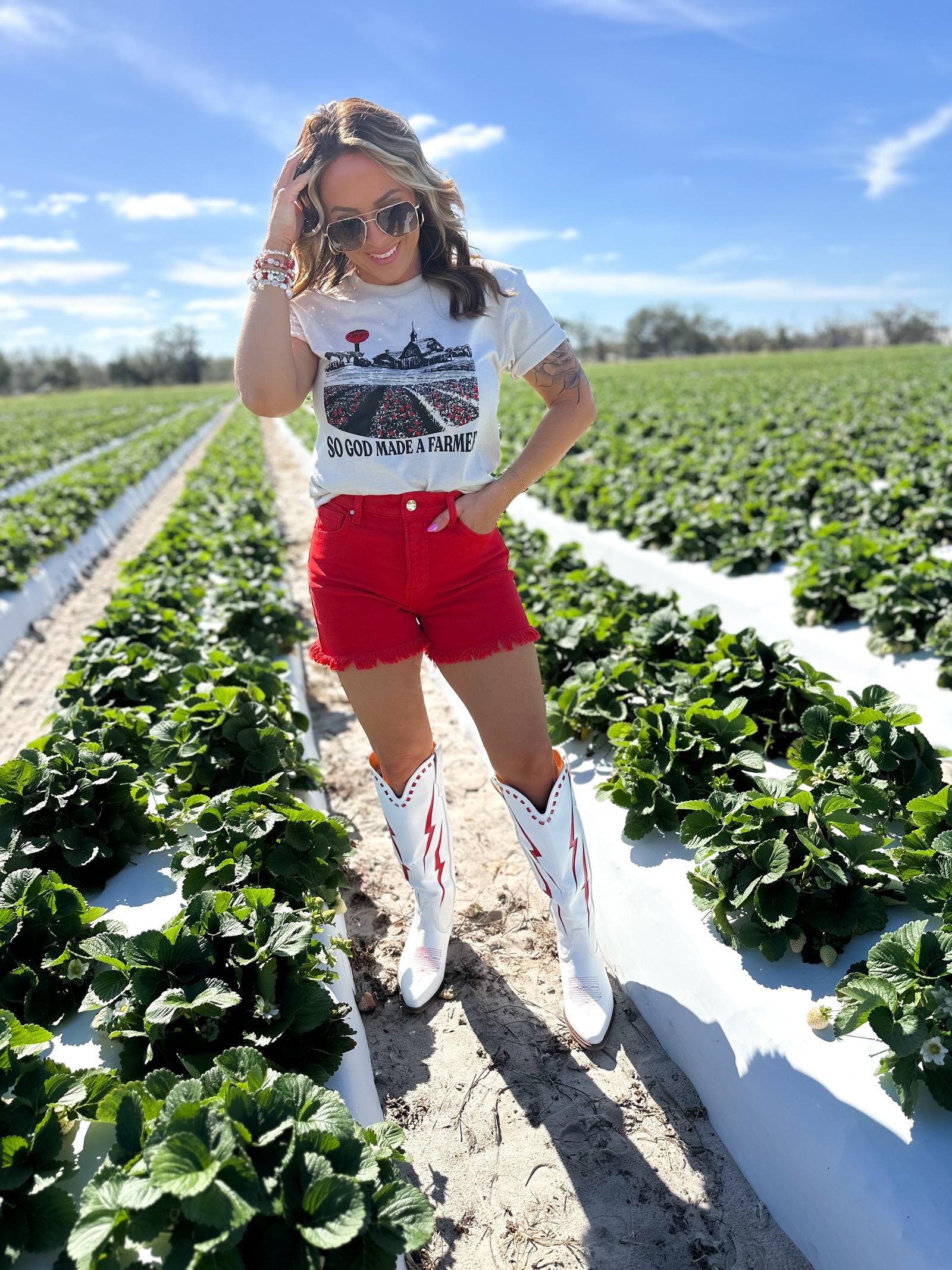 So God Made A Farmer Tee