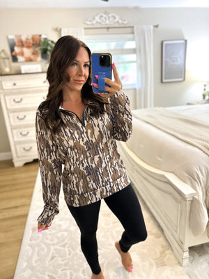 Bottomland Camo Pullover