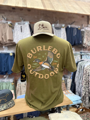 Burlebo Wood Duck Tee - Hunter Green