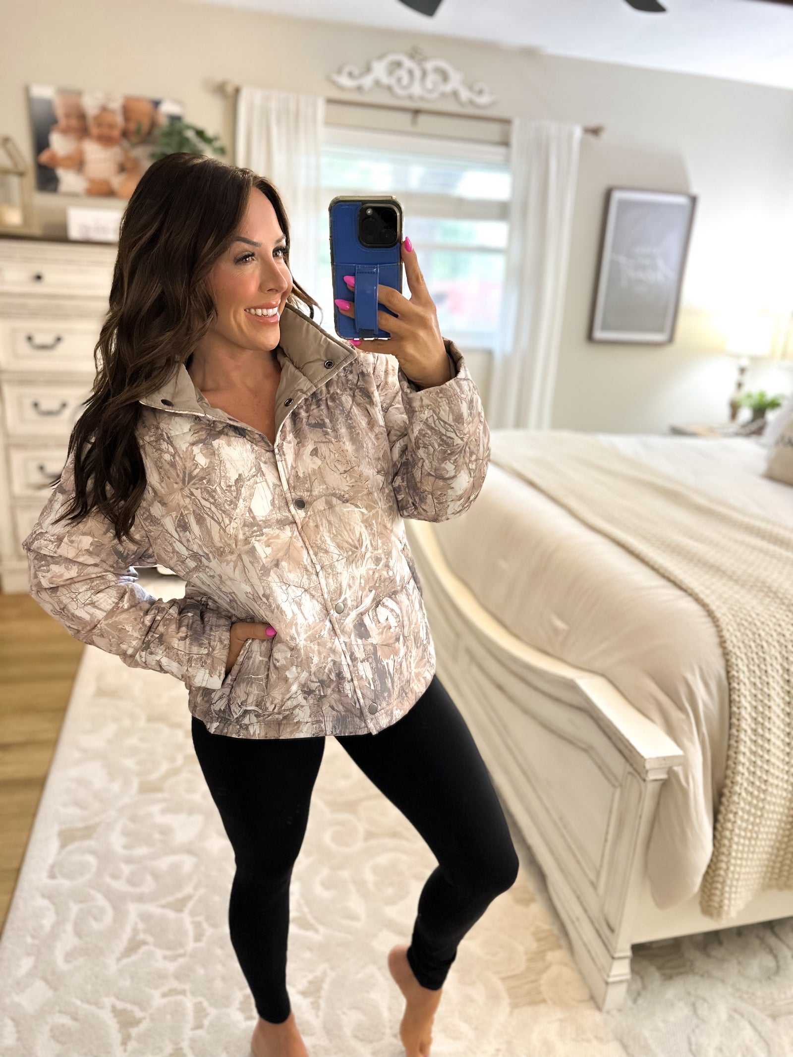 Darin Bottomland Camo Puffer Jacket