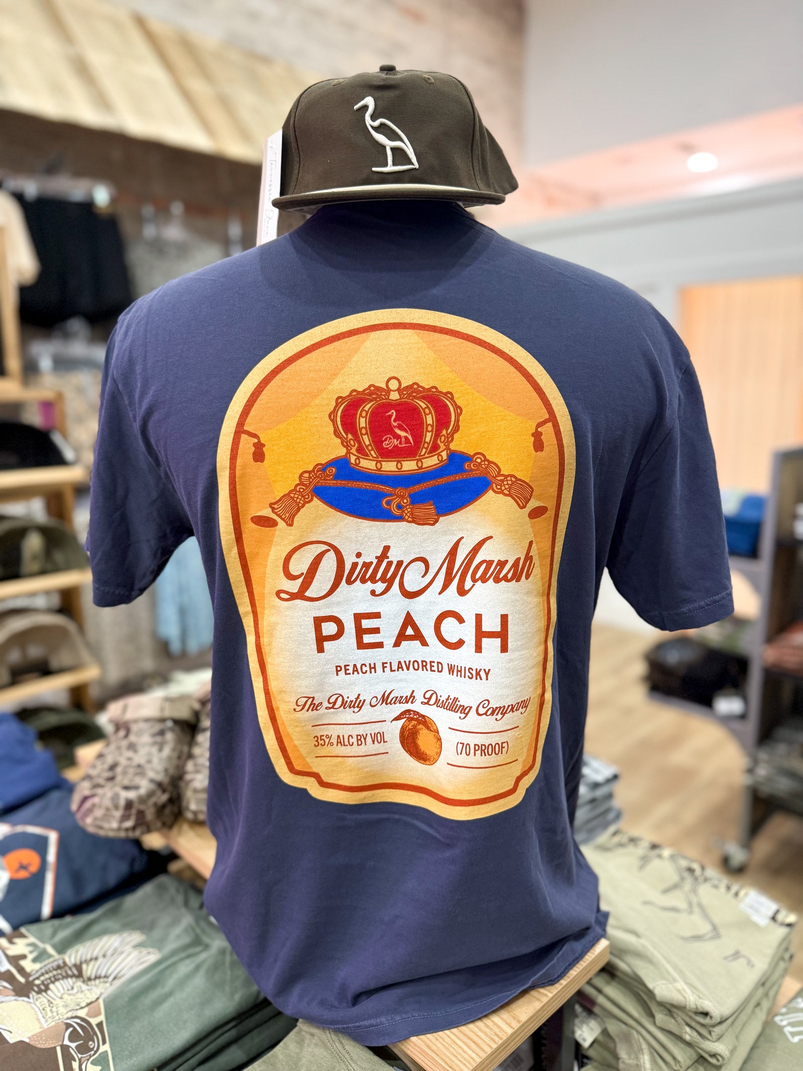 Dirty Marsh The Crown Tee - Navy